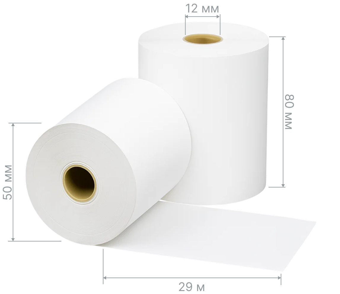 Чековая лента  80*50*12